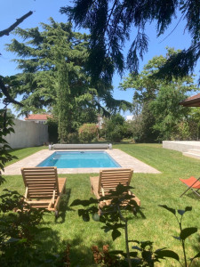 Photo de galerie - Réalisation complète piscine neuve .