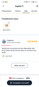 Photo de galerie - Avis d'une cliente garde d'animaux à son domicile 