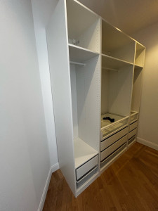 Photo de galerie - Montage dressing. 