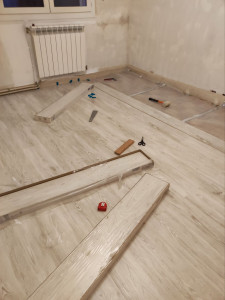 Photo de galerie - Pose de parquet - Revêtement de sol