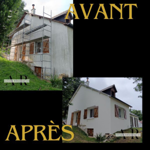 Photo de galerie - Nettoyage et peinture façades et boiseries 