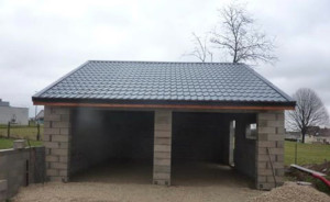 Photo de galerie - Garage toiture complet