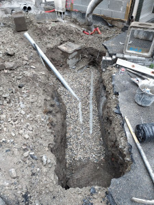 Photo de galerie - Reprise d'un assainissement existant 