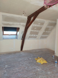 Photo de galerie - Rénovation isolation comble et mise en peinture. 