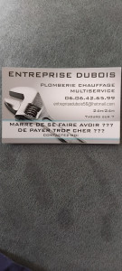 Photo de galerie - Entreprise Dubois 