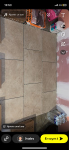 Photo de galerie - Réalisation carrelage 