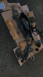 Photo de galerie - Peinture cadre moto 