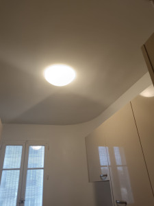 Photo de galerie - L'Enduit trois couch avec fibre de verre, bien poncage apres deux couch plus peinture 