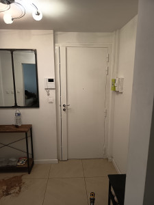 Photo de galerie - Blindage de porte avec cadre acier et serrure 5 points 
