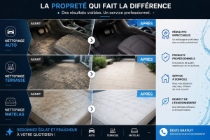 Photo de galerie - Avant aprés nettoyage