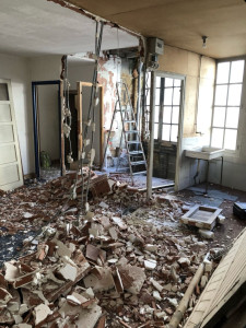 Photo de galerie - Démolition murs/plafond /carrelage …