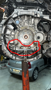 Photo de galerie - FUITE HUILE MOTEUR INTERNE BAGUE D’ÉTANCHÉITÉ DE BOÎTE DE VITESSE 