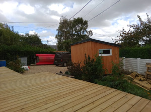 Photo de galerie - Réalisation d'un abri de jardin