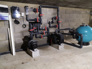 Photo de galerie - Petite installation piscine avec entretien.