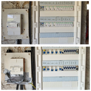 Photo de galerie - Changement d' appareillage d'un tableau + rééquilibrage des phases en triphasé