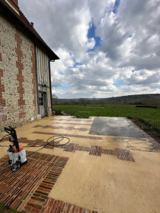 Photo de galerie - Nettoyage de terrasse 