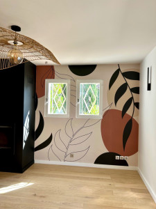 Photo de galerie - Pose de papier peint 