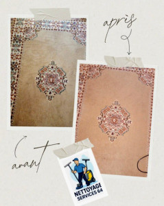 Photo de galerie - Nettoyage de tapis 