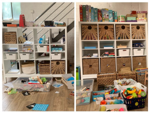 Photo de galerie - Organisation de l’espace (avant/après)