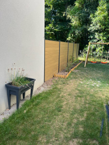 Photo de galerie - Pose de clôture et portillon 