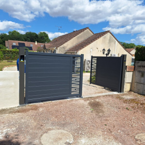 Photo de galerie - Portail & muret 