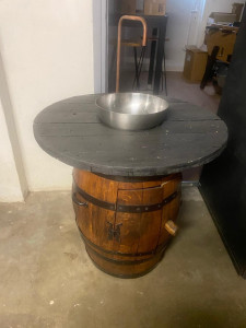 Photo de galerie - Réalisation d'une fontaine à punch, fontaine à cocktail. 