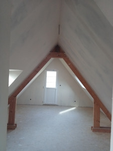 Photo de galerie - Aménagement de comble en placo avec finition peinture 