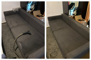 Photo de galerie - Mon canapé avant/après avoir passer le Bissel