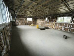 Photo de galerie - Isolation membrane soufflage laine, ferraillage plafond suspente fourrure doublage lisse fourrure appuie optima