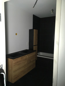 Photo de galerie - Pose meuble salle de bain