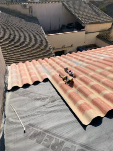 Photo de galerie - Pose plaque pst