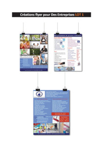 Photo de galerie - Graphisme - Création flyer - plaquette 