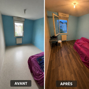 Photo de galerie - Pose parquet
