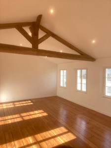 Photo de galerie - Agencement d'une maison, plâtrerie, peinture, vitrification de sol.