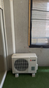 Photo de galerie - Pose d’un monsplit Mitsubishi 3,5kw