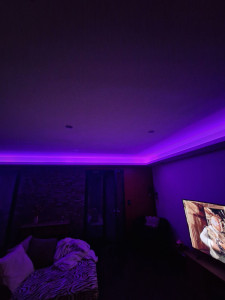 Photo de galerie - Création de casquette pour ruban led .