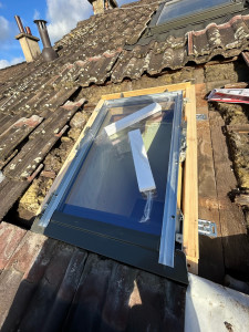 Photo de galerie - Installation velux 