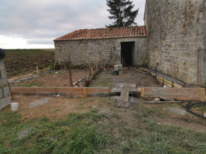 Photo de galerie - Préparation du terrain pour y faire une dalle béton 