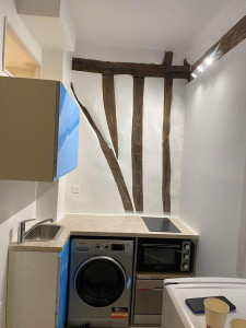 Photo de galerie -     Cuisine complète réalisée de A à Z, avec peinture et finitions.