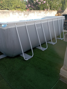 Photo de galerie - Montage piscine hors sol 