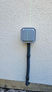 Photo de galerie - Pose de prise étanche pour extérieure