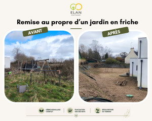 Photo de galerie - Remise au propre d'un jardin en friche
