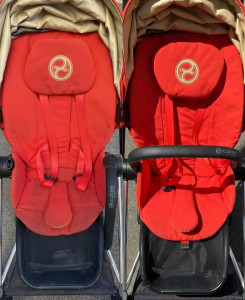 Photo de galerie - Nettoyage complet et désinfection de votre poussette. Élimination des taches, des auréoles et des bactéries. Utilisation de produits sûrs pour bébé. Résultat impeccable, comme neuf.