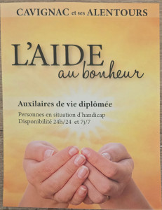 Photo de galerie - Auxiliaire  de vie pour personne âgée et handicapé  toilette  repas coucher transfert soins de la vie quotidienne stimulation  promenade  course aide a la vie quotidienne 