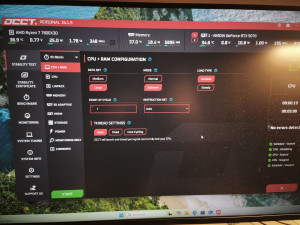 Photo de galerie - Stress Test et Benchmark OCCT d'un PC monté précédemment 