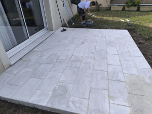 Photo de galerie - Carrelage terrasse 