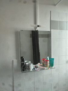 Photo de galerie - Pose d'un miroir LED