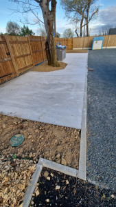 Photo de galerie - Coulage d’un béton balayé