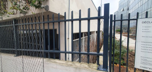 Photo de galerie - Clôturent barreaude en biaise 