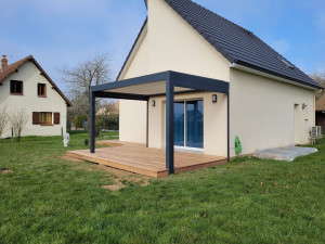 Photo de galerie - Réalisation d'une terrasse en bois 